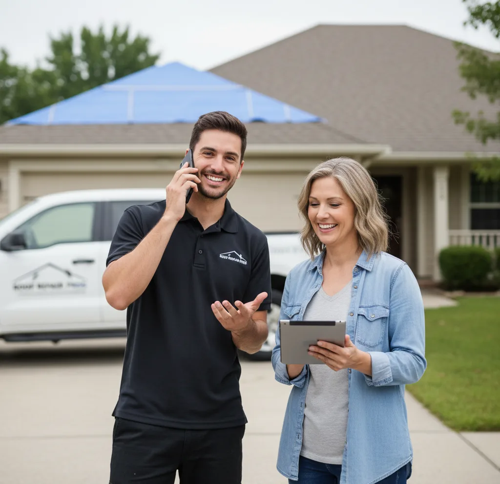 Modern Solutions Roof Repair customer support in Luther